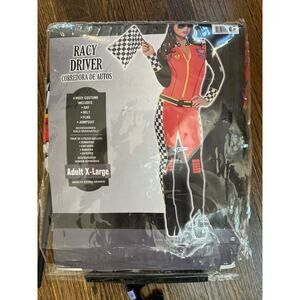 Women’s Sexy Racecar Driver Costume/ Women's Adult XL